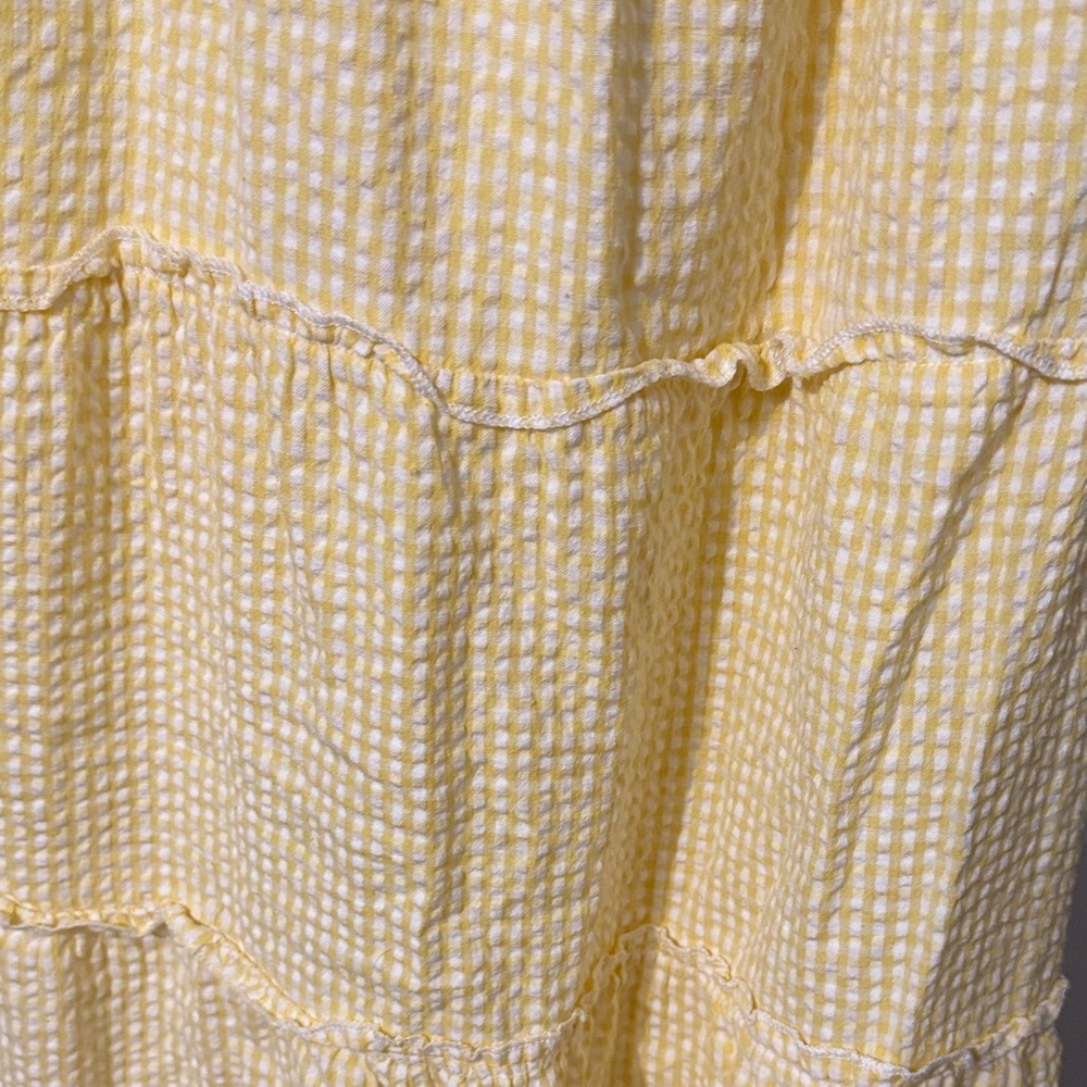 Jessica Simpson Light Yellow Tiered Maxi Dress - Picture 5 of 10